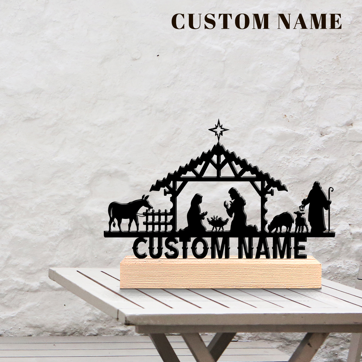 1Pc Csutom Name Jesus's Bitrth - Home Office Art recensione e prezzo