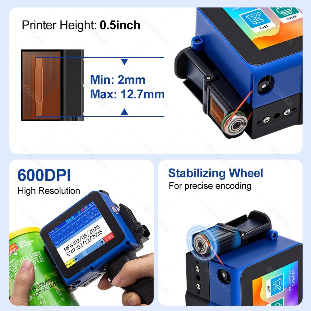 12.7mm Label Inkjet Printer Ha - Label Maker Machine recensione e prezzo