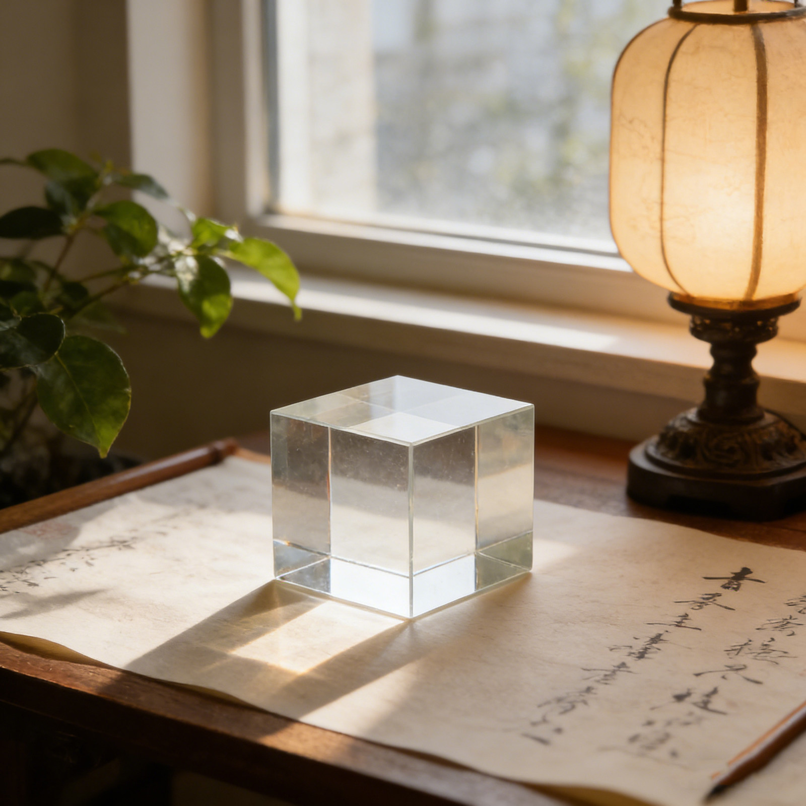 Square Crystal Paperweight Cle - Home Office Studio recensione e prezzo