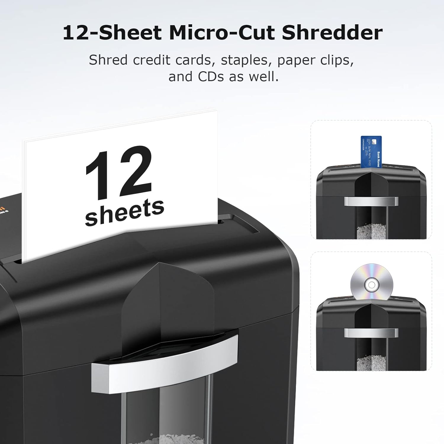 12-Sheet Micro Cut Shredder fo - Paper Shredder Micro recensione e prezzo