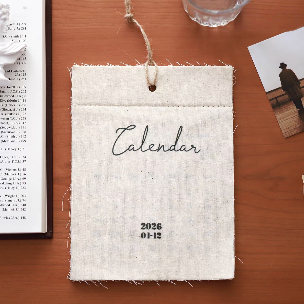 2026 Wall Calendar Cotton Clot - English Home Office recensione e prezzo