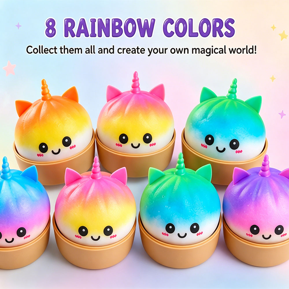 Jumbo Unicorn Bao Bun Squishy  - Home Office Simulator recensione e prezzo
