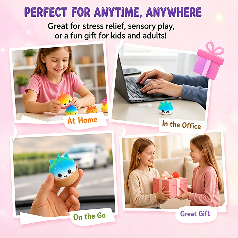 Jumbo Unicorn Bao Bun Squishy  - Home Office Simulator recensione e prezzo