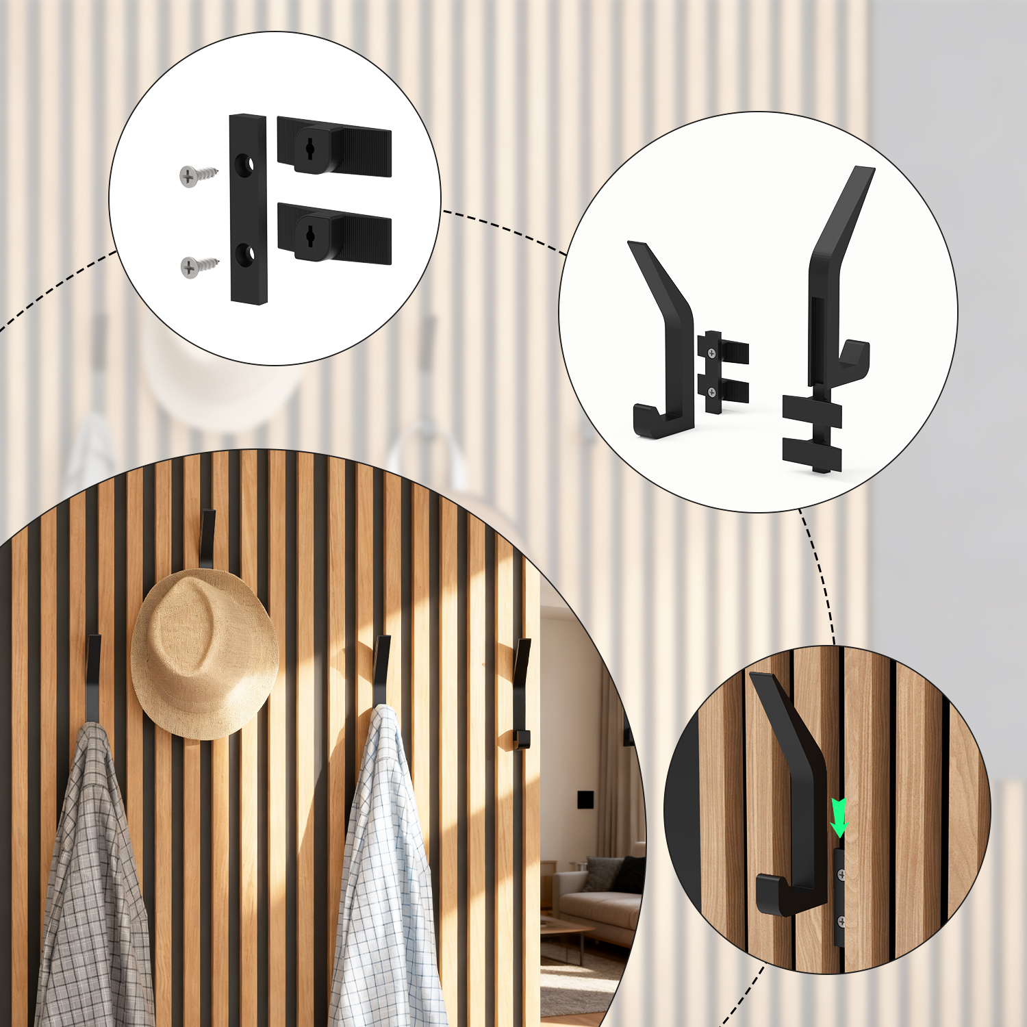 4 Soundproof Panel Hooks - Dri - Home Office Studio recensione e prezzo