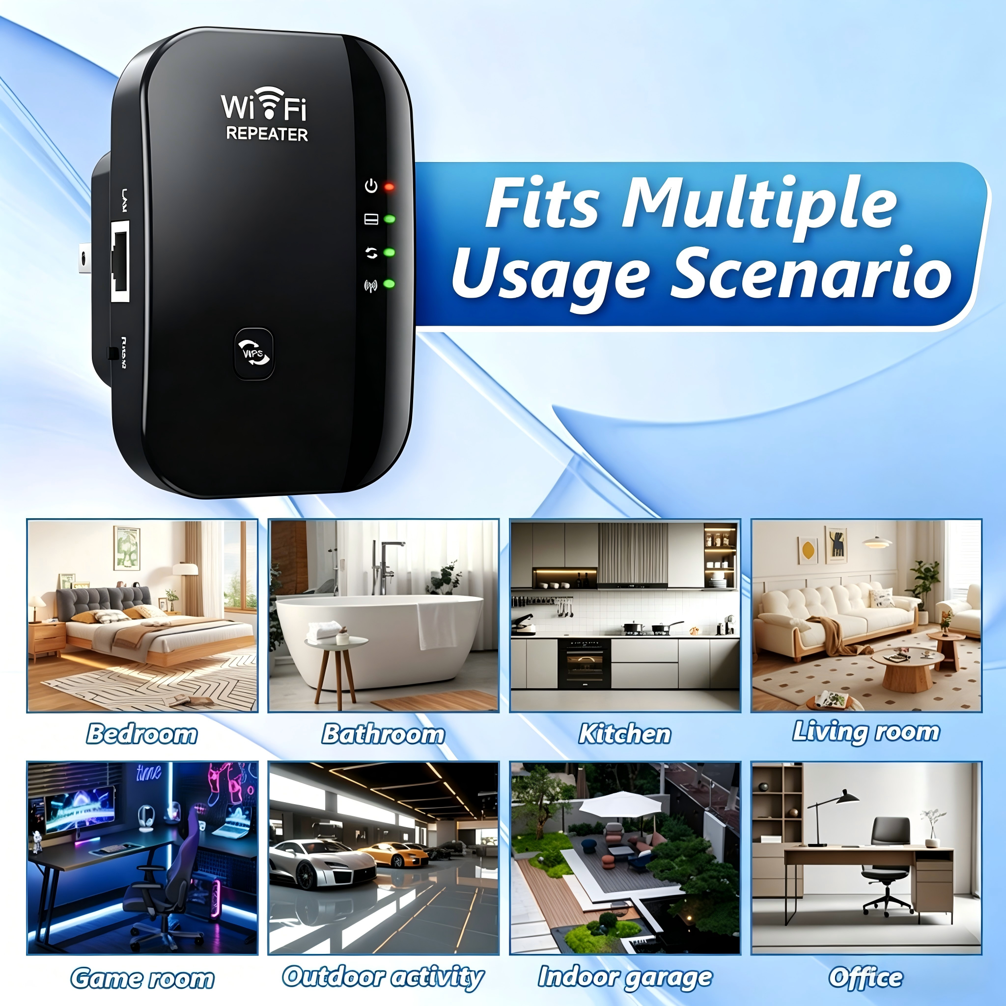Wireless 300M 2.4GHz WiFi Rang - Home Office Studio recensione e prezzo