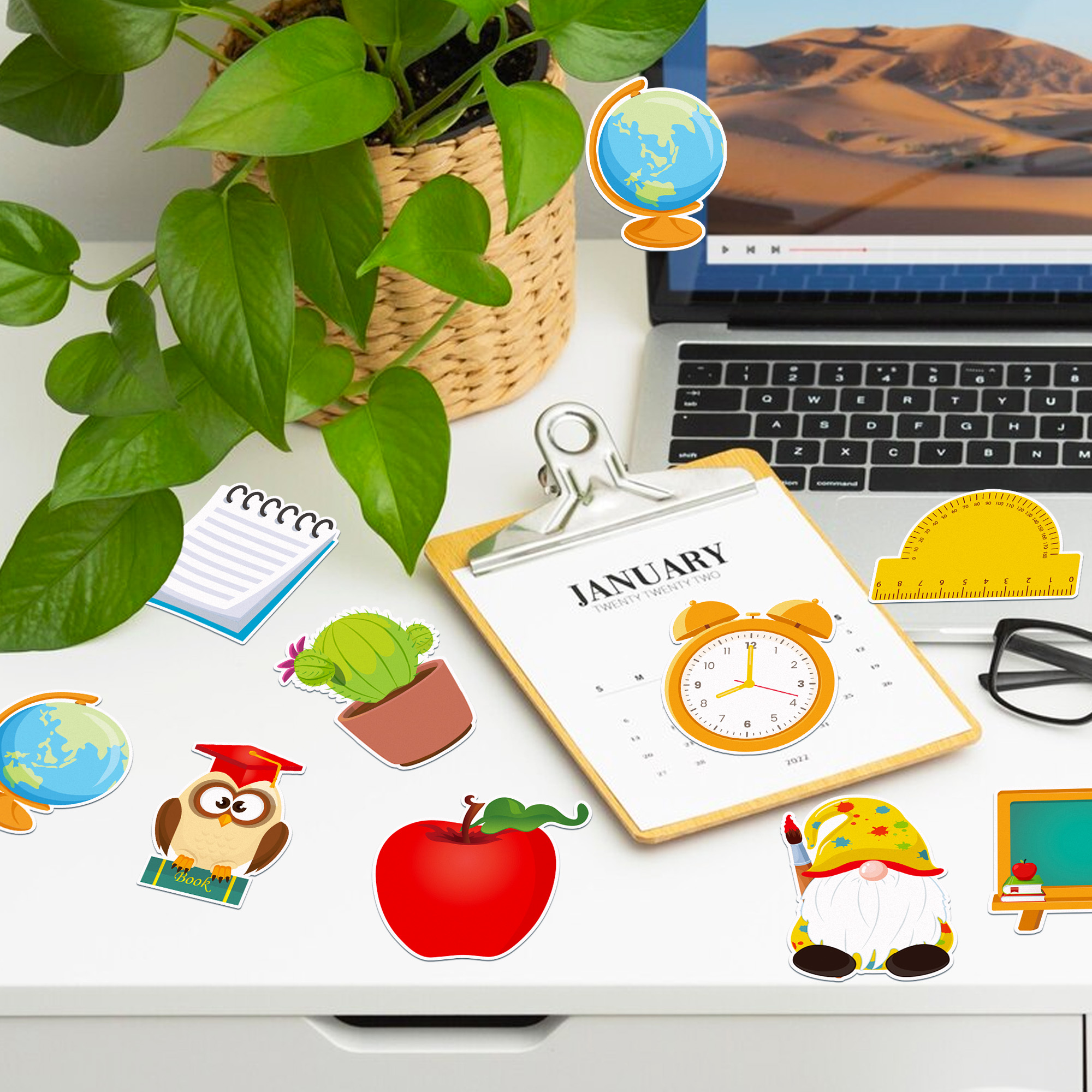 Back to School Theme Self-Adhe - Sticky Note Dispenser recensione e prezzo