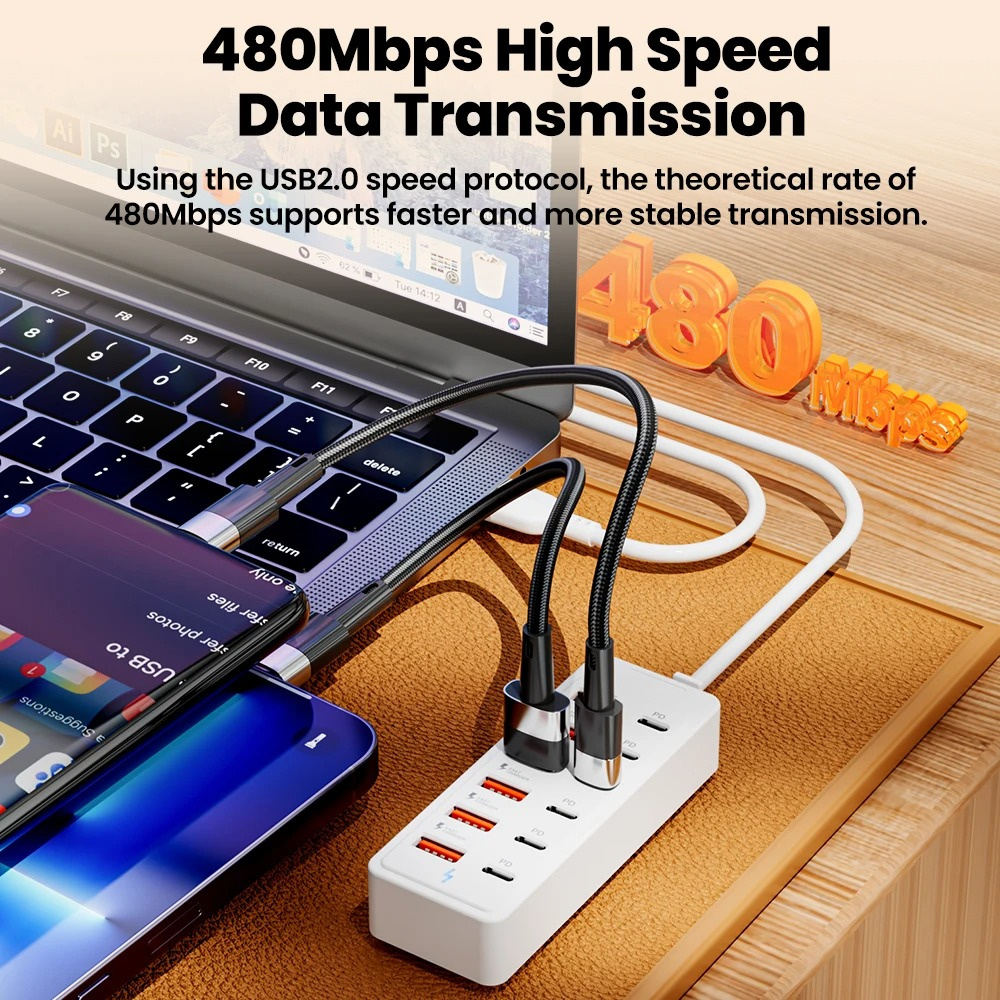 12in1 Power Strip Desktop Supe - Home Office Call Center recensione e prezzo