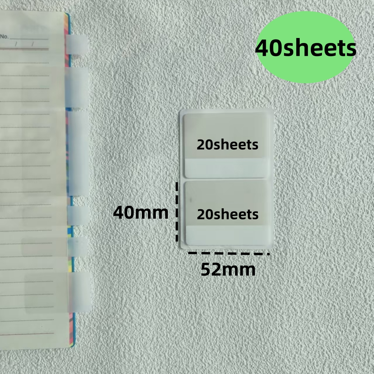 40/80/160 Sheets Transparent S - Sticky Note Dispenser recensione e prezzo