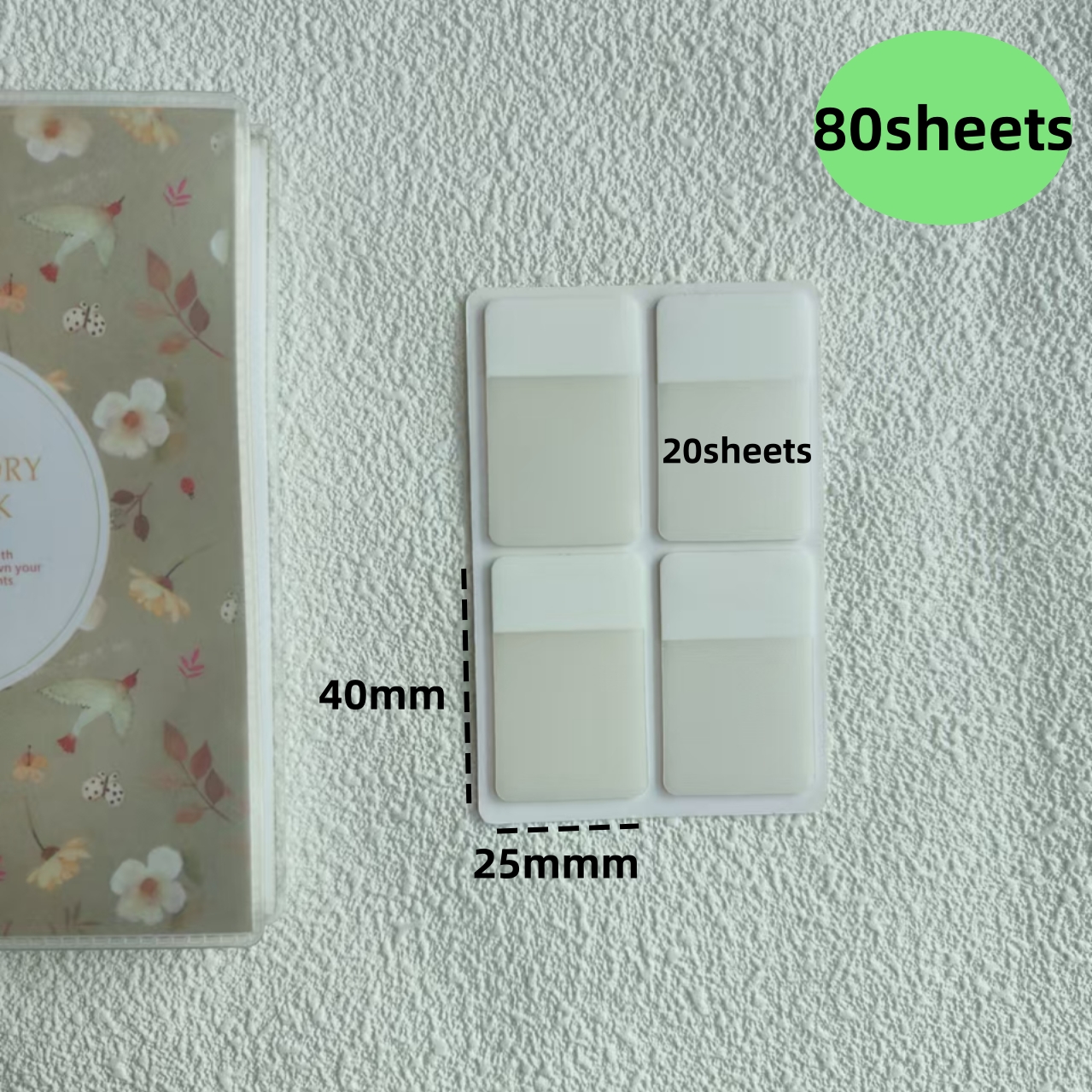 40/80/160 Sheets Transparent S - Sticky Note Dispenser recensione e prezzo