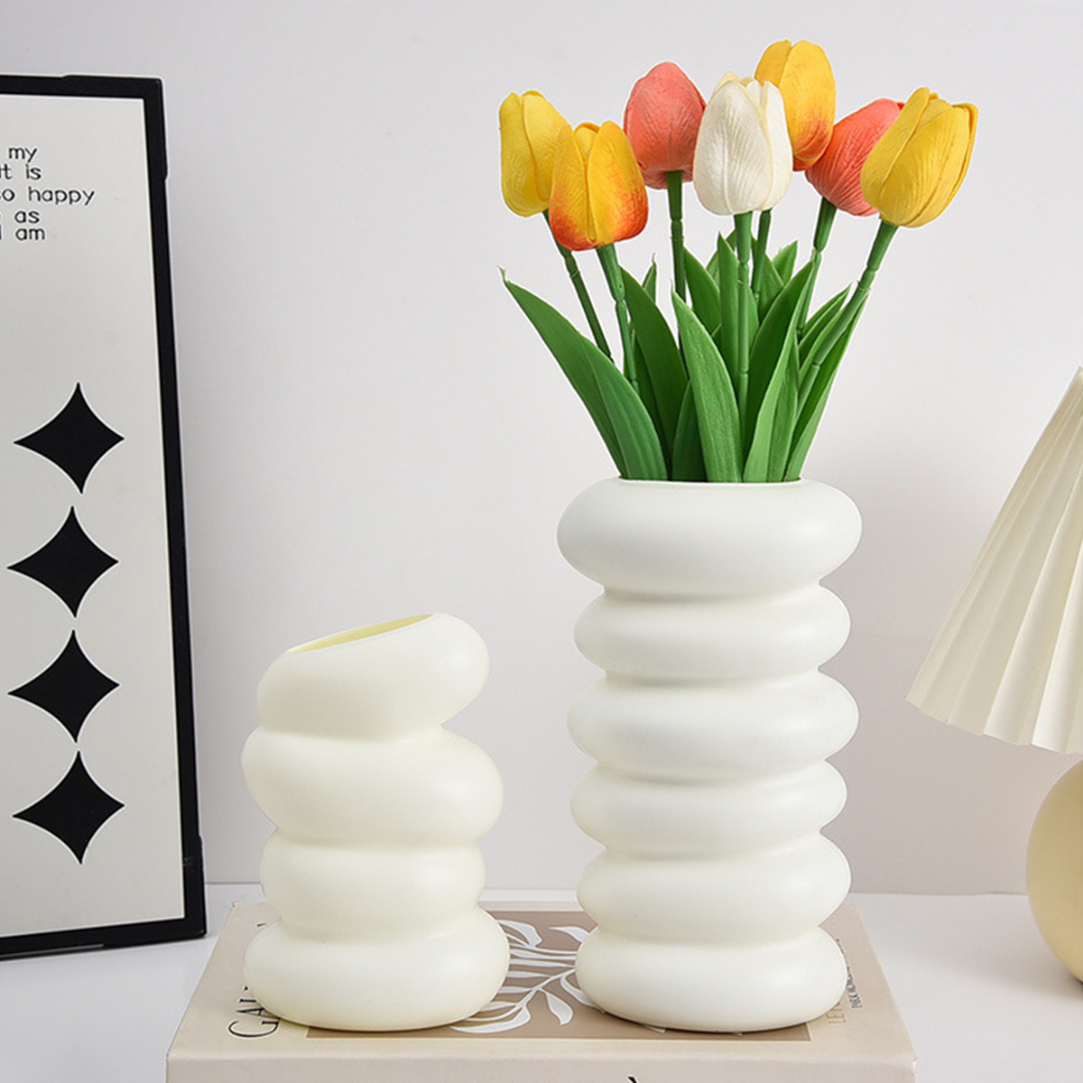 1PC Spiral Pattern Plastic Vas - Home Office Call Center recensione e prezzo