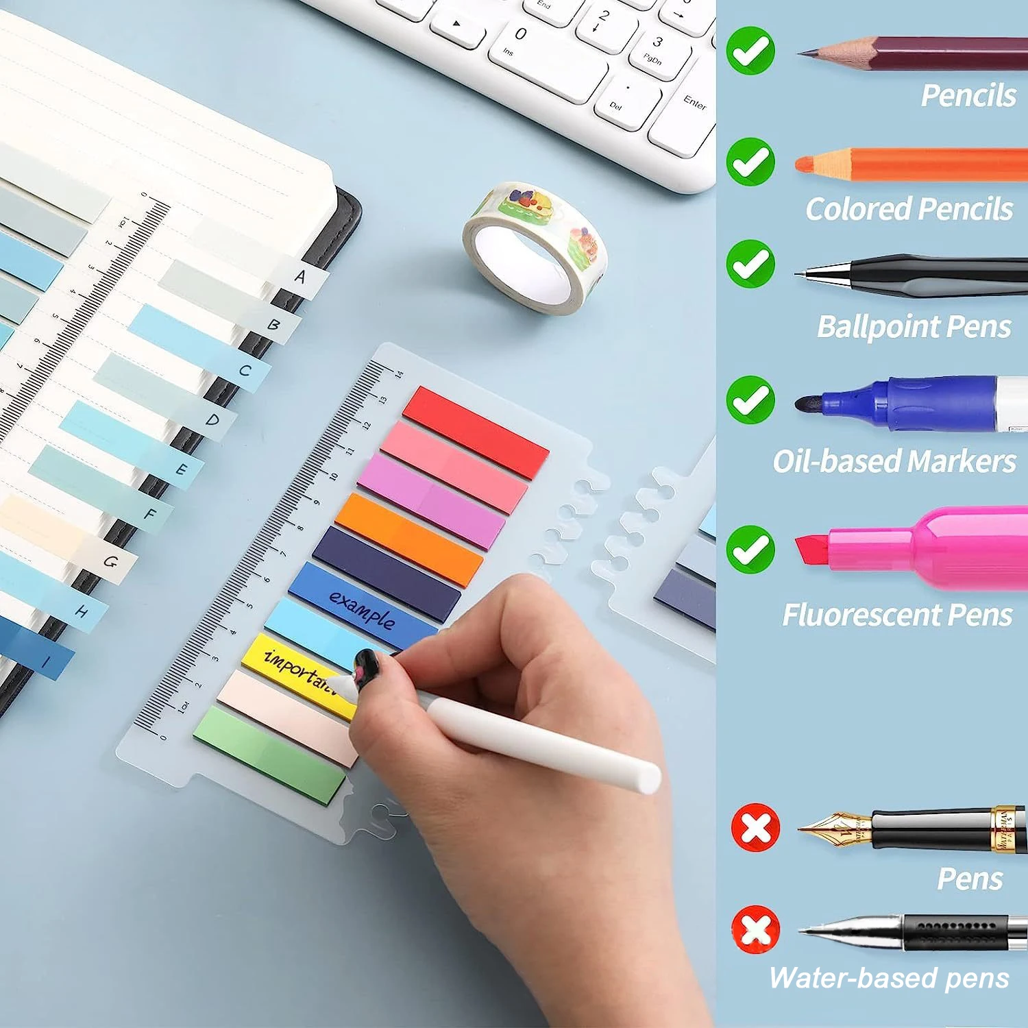 200 Sheets Transparent Sticky  - Sticky Note Dispenser recensione e prezzo