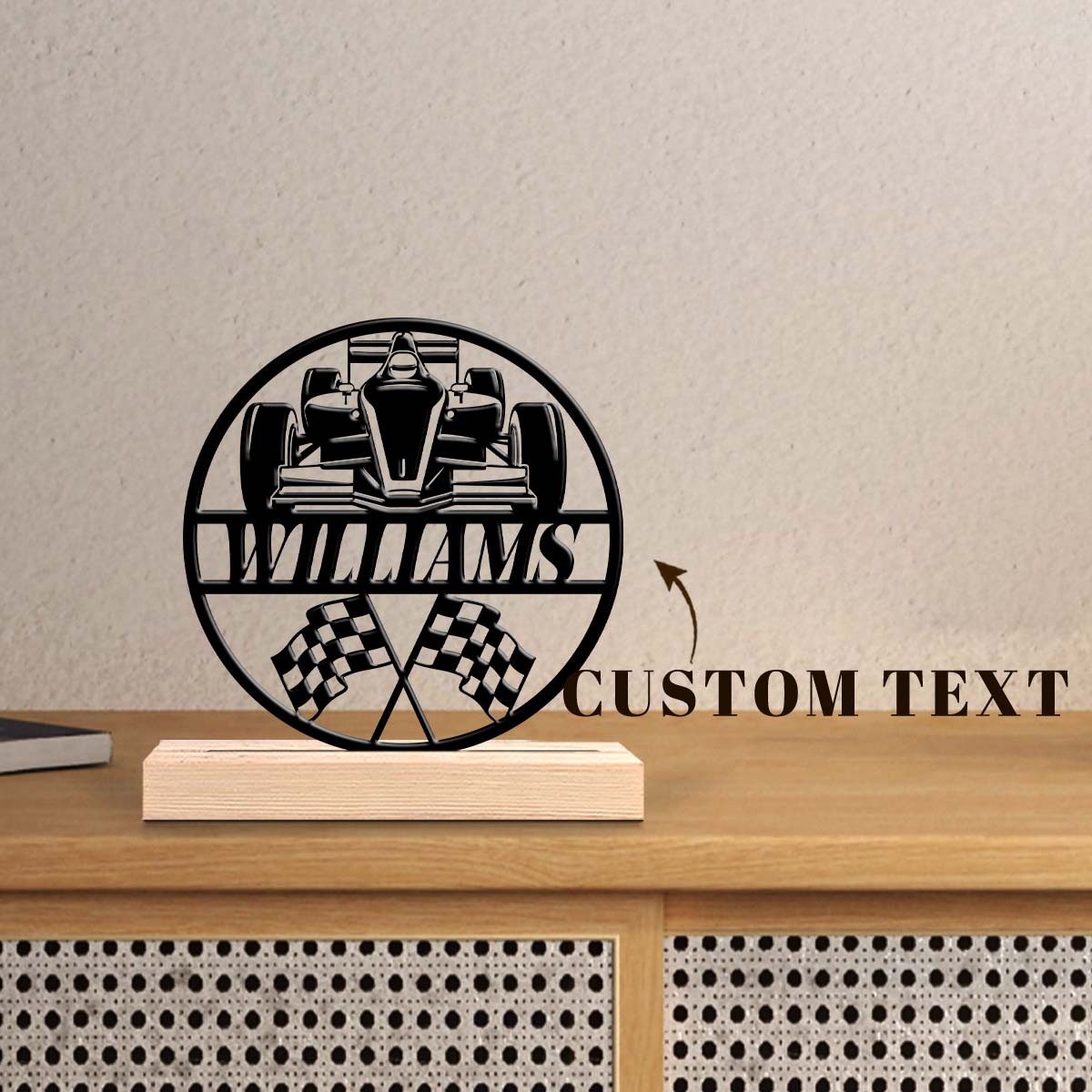 1Pc Csutom Name F1 Race Car Fl - Home Office Art recensione e prezzo